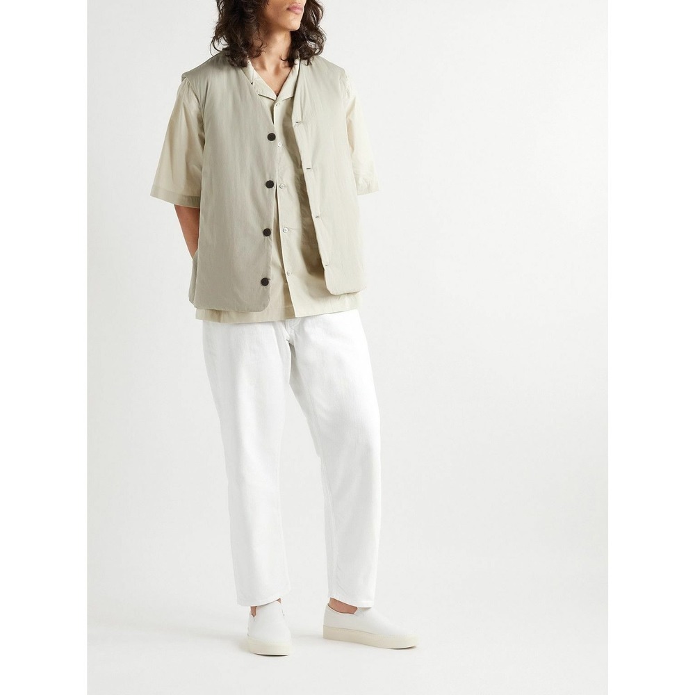 Studio Nicholson Tannaro Tapered Selvedge Jeans in Optic‎ White Men Medium 30x26